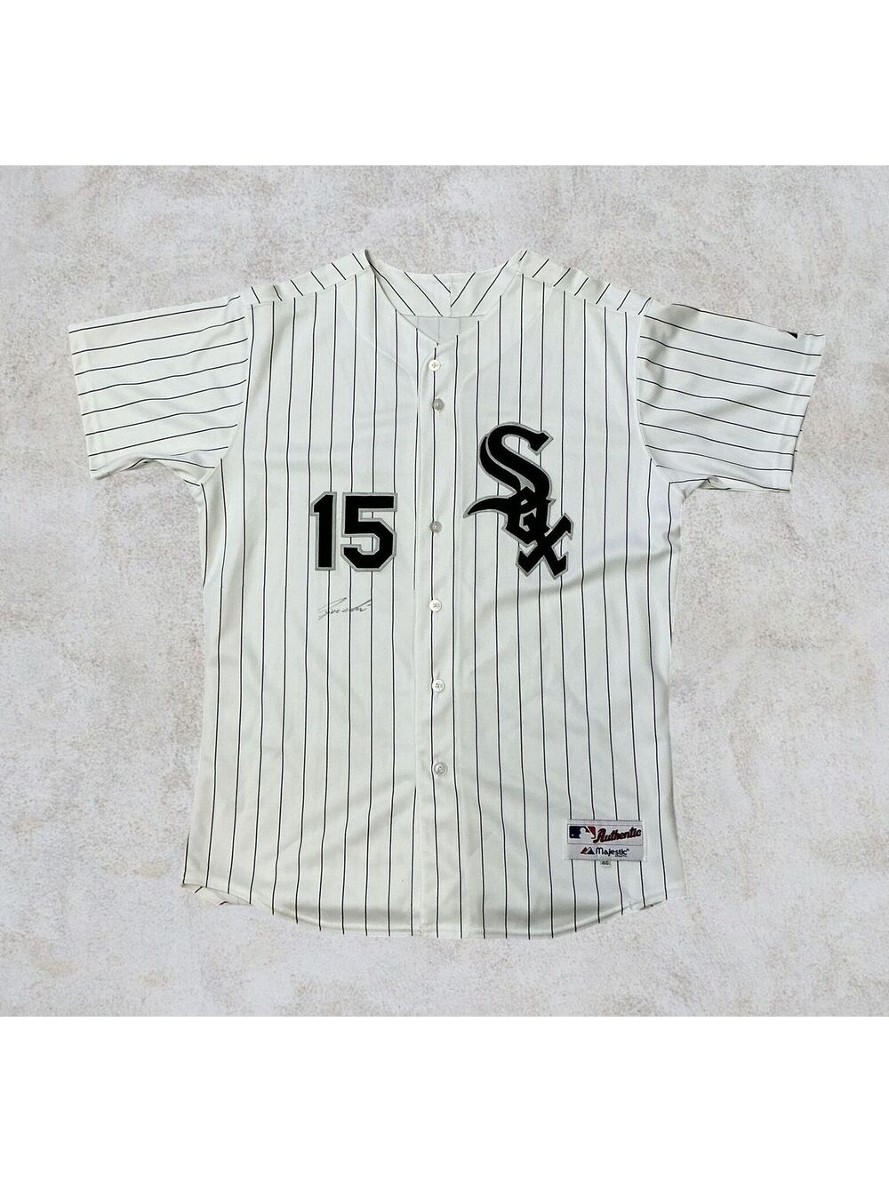 Majestic Tadahito Iguchi White Sox Signed no COA Jersey 46